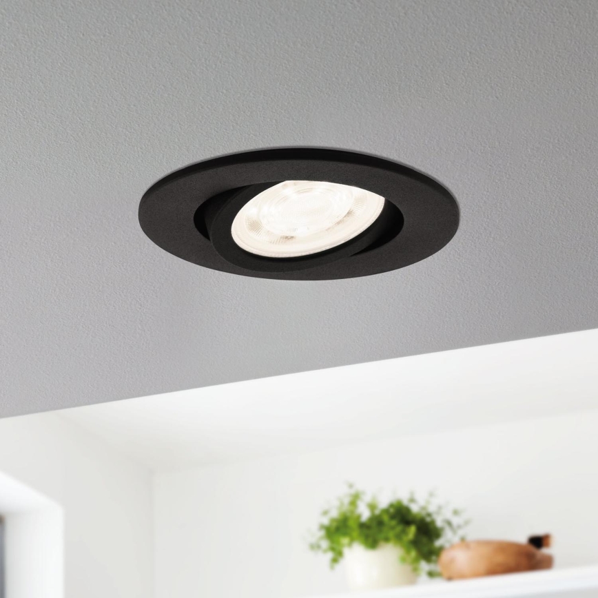 Eglo - Стельовий вбудований LED RGBW світильник з регулюванням яскравості LED/5W/230V 2700-6500K ZigBee