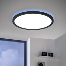 Eglo - Стельовий LED RGBW світильник з регулюванням яскравості LED/14,6W/230V чорний ZigBee