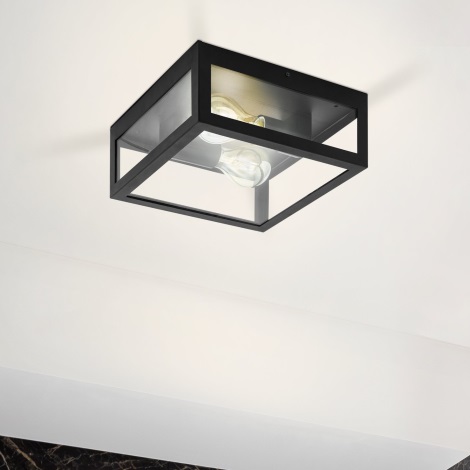 Eglo - Стельовий світильник для ванної кімнати 2xE27/40W/230V