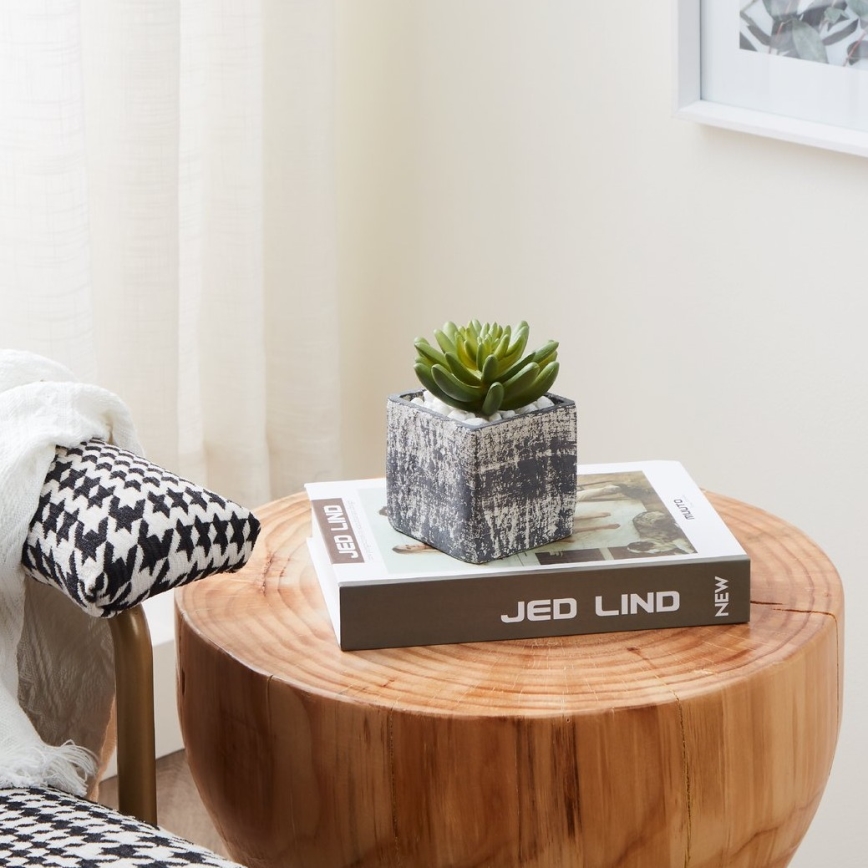 Eglo - Штучна рослина в горщику 12x7,5 см сукулент