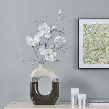 Eglo - Штучна квітка 83,5 см білий