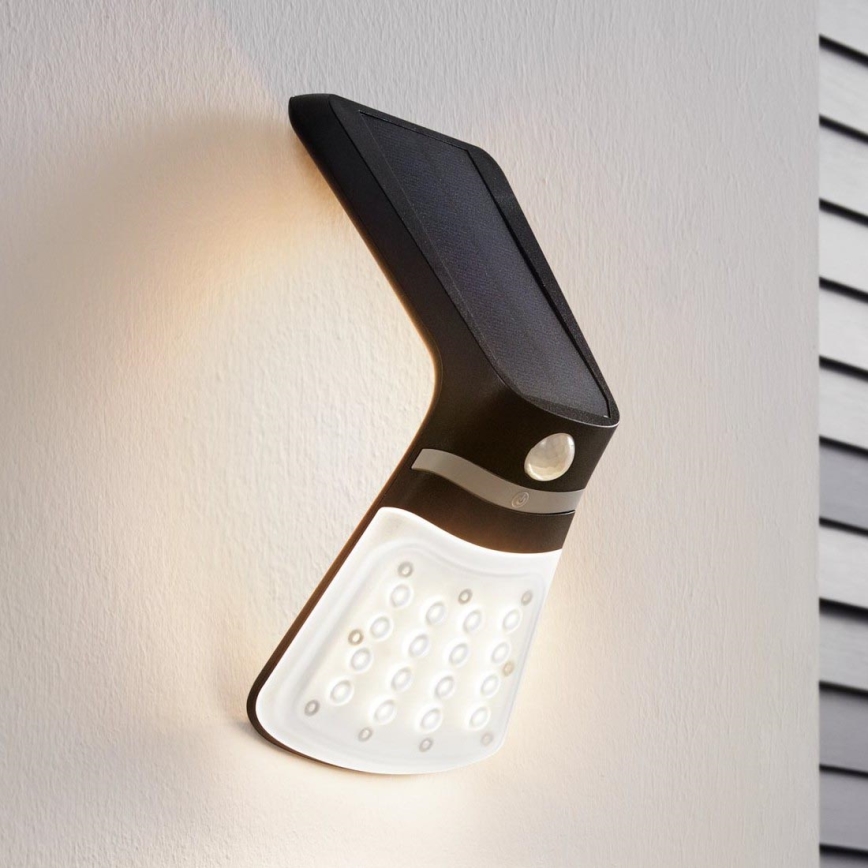 Eglo - Светильник на солнечной батарее с датчиком LED/2W/3,7V IP44