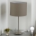 Eglo - Светодиодная настольная лампа TUNJA 1xE27/60W/230V 38,5 см матовый хром/серо-коричневый