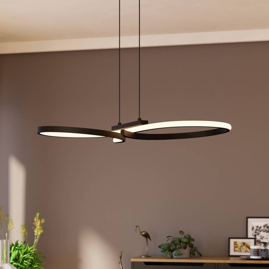 Eglo - Светодиодная подвесная люстра LED/21W/230V 3000K черный