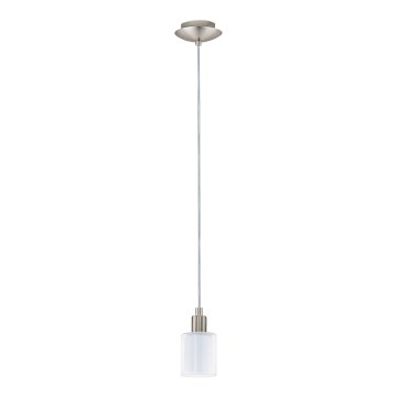 Eglo - Светодиодная подвесная люстра MY CHOICE 1xE14/4W/230V матовый хром/белый