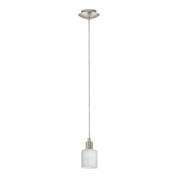 Eglo - Светодиодная подвесная люстра MY CHOICE 1xE14/4W/230V матовый хром/белый
