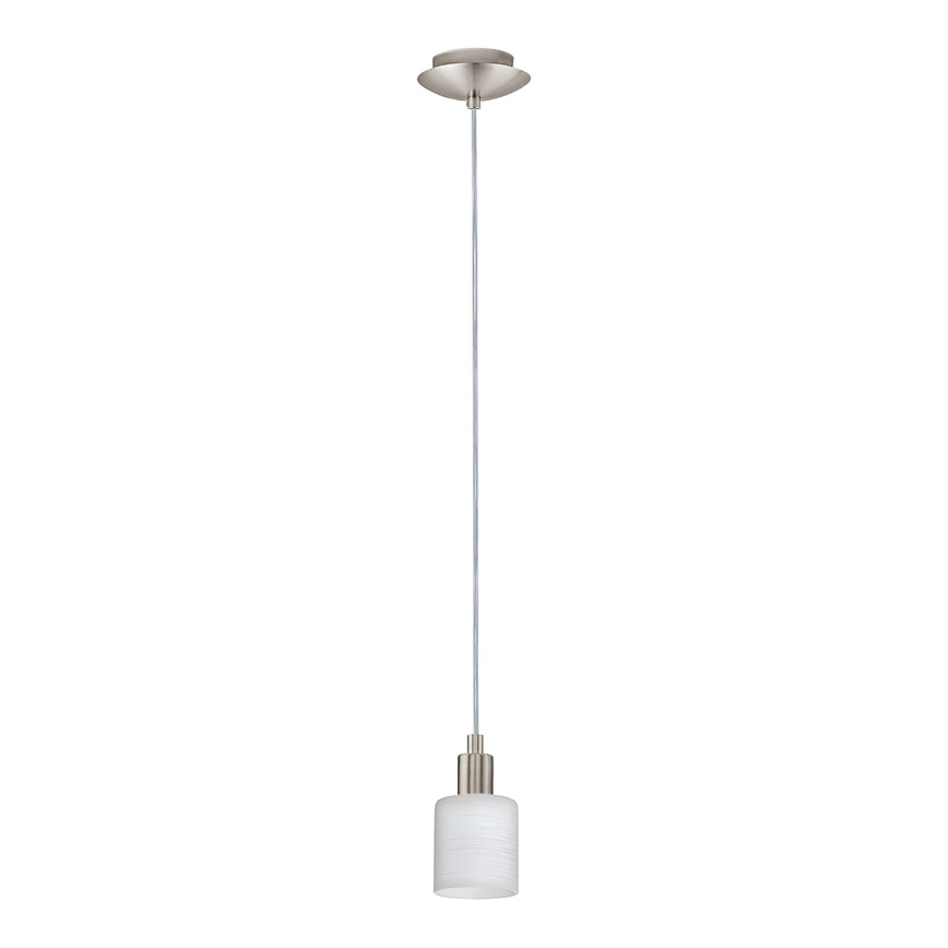 Eglo - Светодиодная подвесная люстра MY CHOICE 1xE14/4W/230V матовый хром/белый