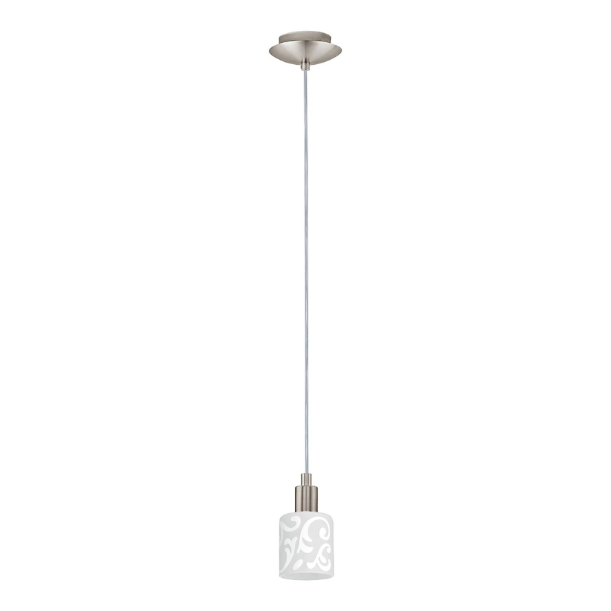 Eglo - Светодиодная подвесная люстра MY CHOICE 1xE14/4W/230V матовый хром/белый