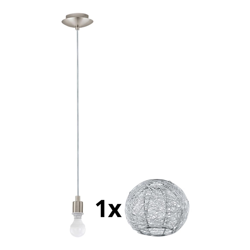 Eglo - Светодиодная подвесная люстра MY CHOICE 1xE14/4W/230V матовый хром