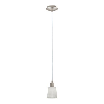 Eglo - Светодиодная подвесная люстра MY CHOICE 1xE14/4W/230V матовый хром/кремовый