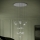 Eglo - Светодиодная подвесная люстра с регулированием яркости 17xLED/3W/230V 3000K блестящий хром