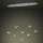 Eglo - Светодиодная подвесная люстра с регулированием яркости 8xLED/4,2W/230V 3000K блестящий хром