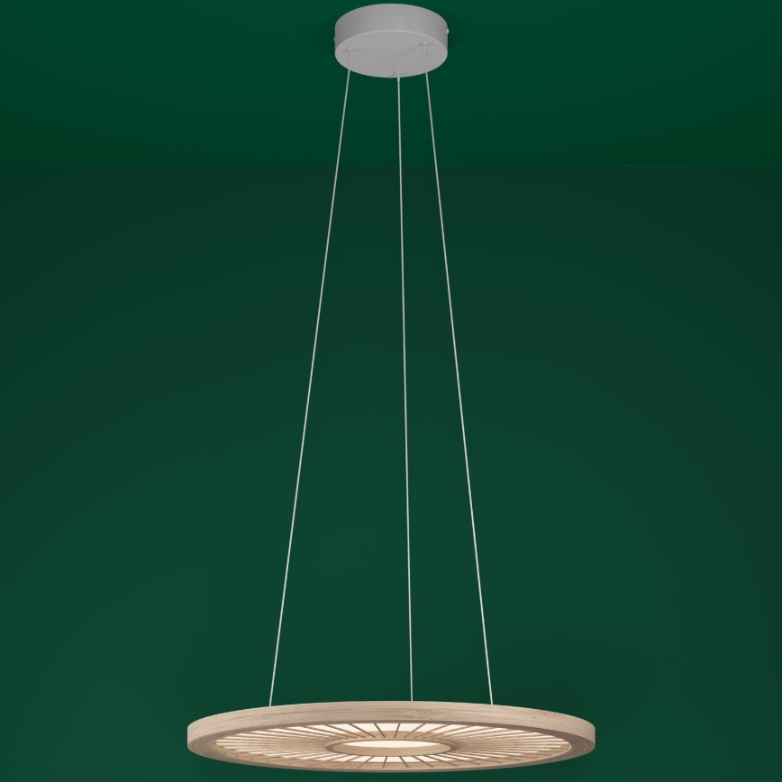 Eglo - Светодиодная подвесная люстра с регулированием яркости LED/36W/230V 4000K бежевый