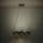 Eglo - Светодиодная подвесная люстра с регулированием яркости LED/72W/230V 3000K черный/золотистый