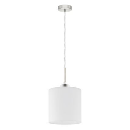 Eglo - Светодиодная подвесная люстра TUNJA 1xE27/60W/230V белый