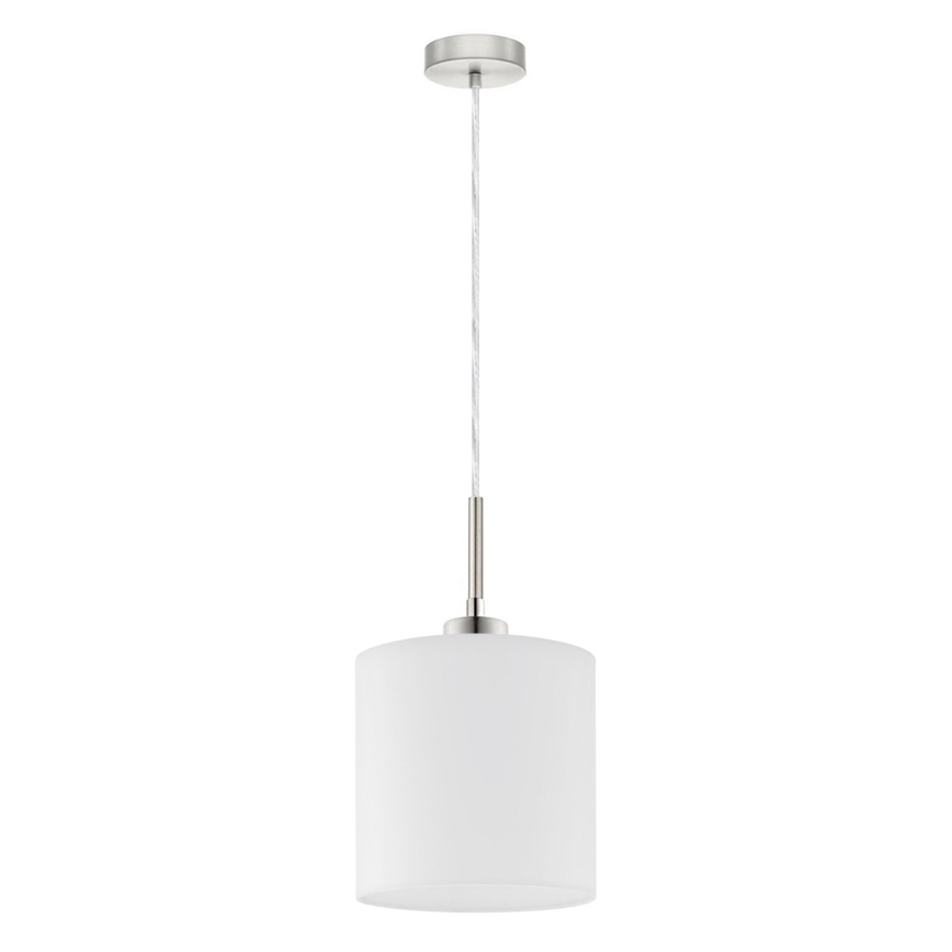 Eglo - Светодиодная подвесная люстра TUNJA 1xE27/60W/230V белый