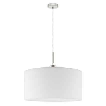 Eglo - Светодиодная подвесная люстра TUNJA 1xE27/60W/230V белый