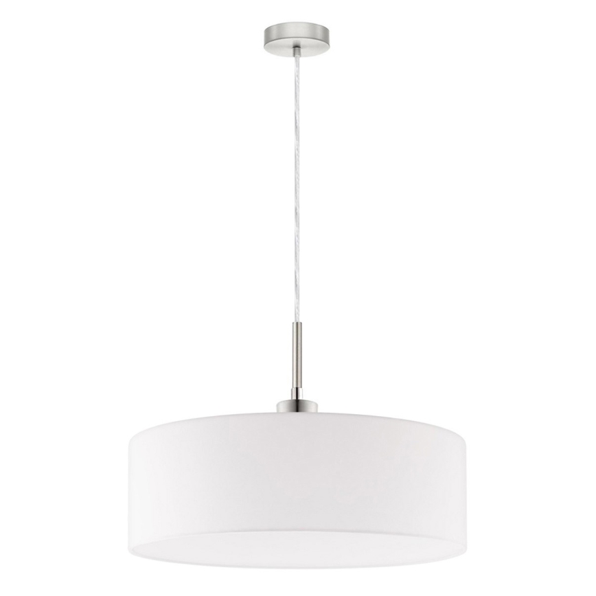 Eglo - Светодиодная подвесная люстра TUNJA 1xE27/60W/230V белый