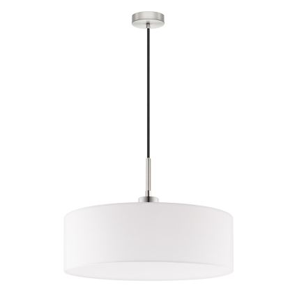 Eglo - Светодиодная подвесная люстра TUNJA 1xE27/60W/230V белый