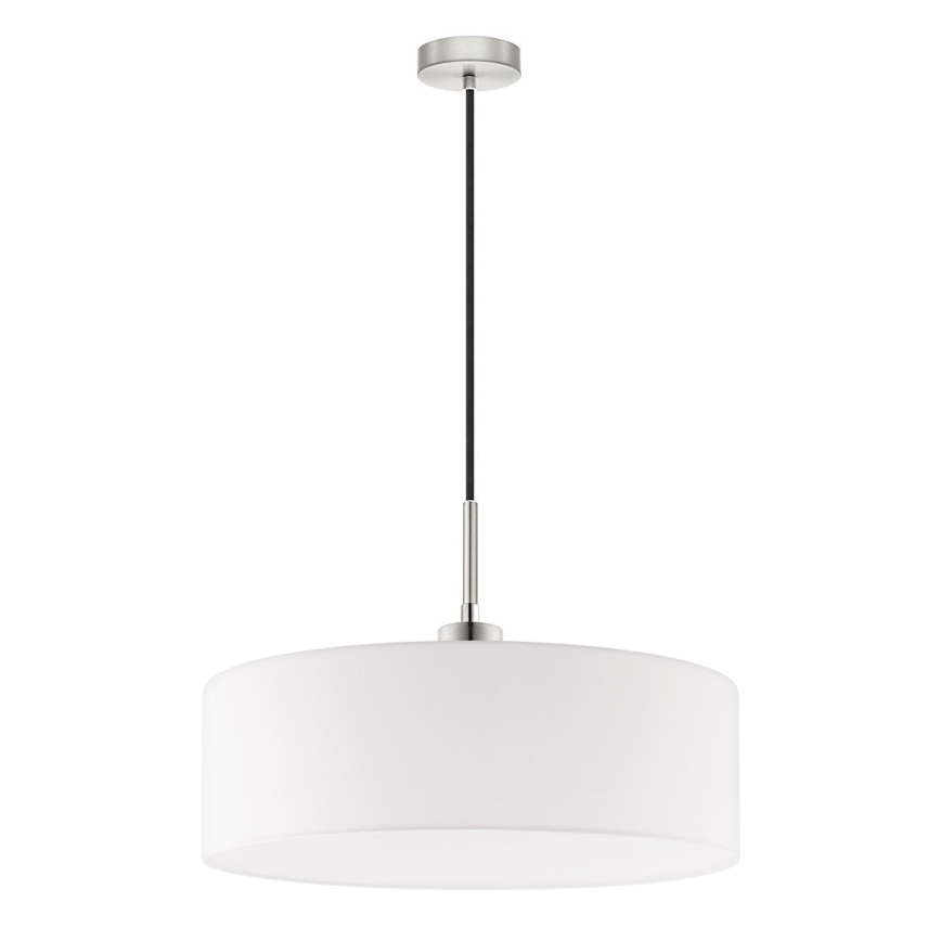 Eglo - Светодиодная подвесная люстра TUNJA 1xE27/60W/230V белый