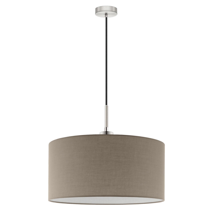 Eglo - Светодиодная подвесная люстра TUNJA 1xE27/60W/230V серо-коричневый
