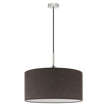 Eglo - Светодиодная подвесная люстра TUNJA 1xE27/60W/230V коричневый