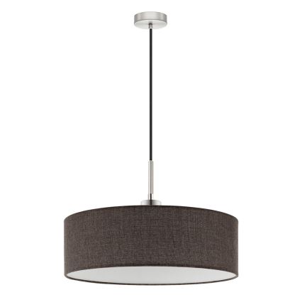 Eglo - Светодиодная подвесная люстра TUNJA 1xE27/60W/230V коричневый