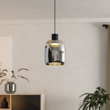 Eglo - Светодиодная подвесная RGBW-люстра с регулированием яркости LED/3,7W/230V 2700-6500K черный ZigBee