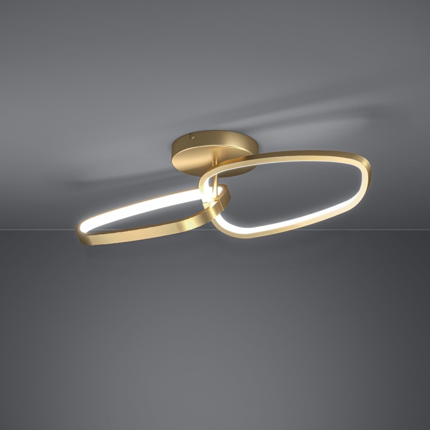 Eglo - Светодиодная припотолочная люстра с регулированием яркости LED/25W/230V 3000K золотистый