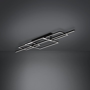 Eglo - Светодиодная припотолочная люстра с регулированием яркости LED/34,5W/230V 3000K черная