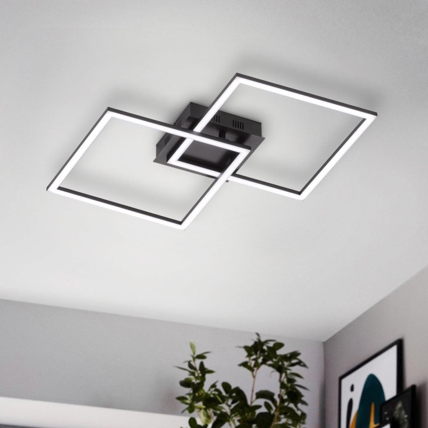 Eglo - Светодиодная припотолочная люстра с регулированием яркости LED/28W/230V 3000-6500K + дистанционное управление