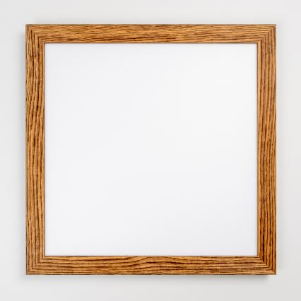 Eglo - Светодиодная припотолочная панель с регулированием яркости SALOBRENA-CL WOOD LED/31W/230V 2700-6500K 64x64 см коричневый