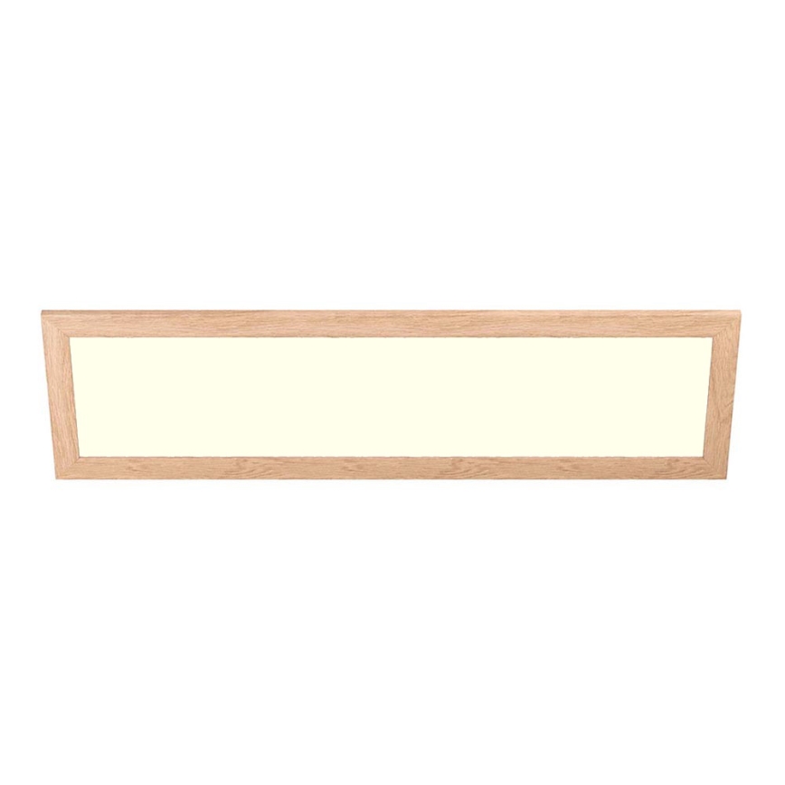 Eglo - Светодиодная припотолочная панель SALOBRENA-RW WOOD LED/34W/230V 2700/4000K 124x34 см коричневый
