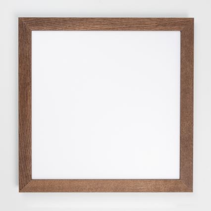 Eglo - Светодиодная припотолочная RGB-панель с регулированием яркости SALOBRENA-C WOOD LED/30,5W/230V 2700-6500K 64x64 см темно-коричневый + дистанционное управление