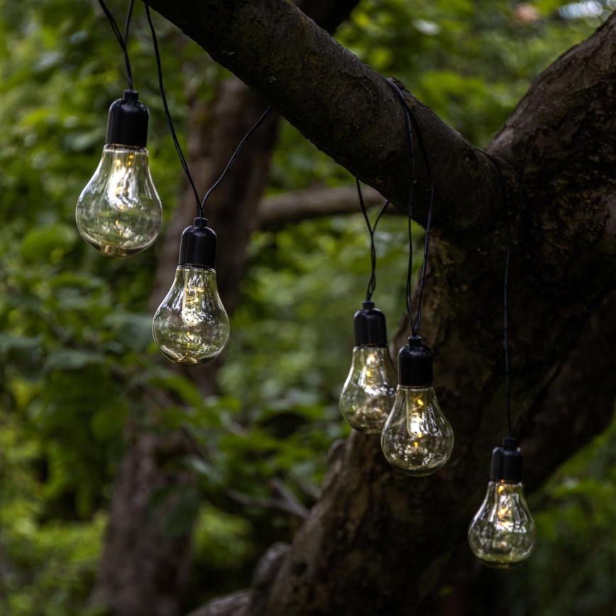 Eglo - Светодиодная уличная декоративная гирлянда 10xLED/0,06W/3V IP44