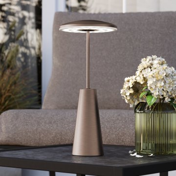 Eglo - Светодиодная уличная сенсорная лампа с регулированием яркости LED/2,8W/5V 2400K/3000K/4000K 5200 mAh IP54 бежевый