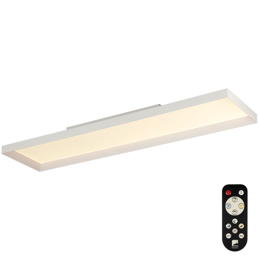 Eglo - диммируемый потолочный светильник LED/43W/230V, белый + пульт дистанционного управления