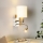 Eglo - Светодиодный настенный светильник 1xE27/40W+LED/3,8W белый