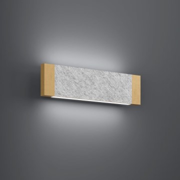 Eglo - Светодиодный настенный светильник 2xLED/5,4W/230V 3000K коричневая/серая