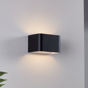 Eglo - Светодиодный настенный светильник LED/6W/230V 3000K черный