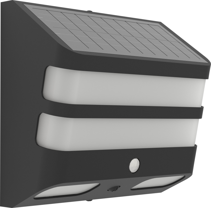 Eglo - Светодиодный настенный светильник на солнечной батарее с датчиком LED/6,5W/3,7V 1800 mAh IP44