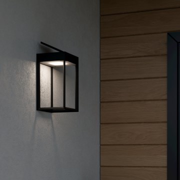 Eglo - Светодиодный настенный светильник на солнечной батарее с датчиком LED/6,5W/3,7V IP44