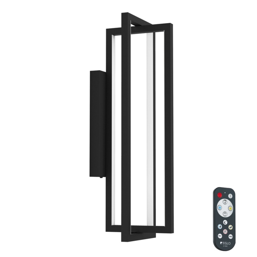 Eglo - Светодиодный настенный светильник с регулированием яркости LED/15,5W/230V + дистанционное управление