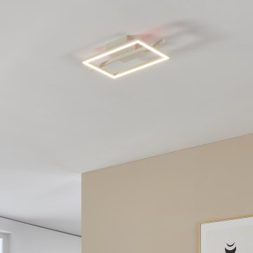 Eglo - Светодиодный потолочный RGBW-светильник с регулированием яркости LED/17W/230V 2700-6500K белый + дистанционное управление