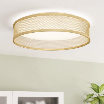 Eglo - Светодиодный потолочный светильник LED/20W/230V золотистый