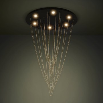 Eglo - Светодиодный потолочный светильник с регулированием яркости 6xLED/4,2W/230V 3000K