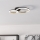 Eglo - Светодиодный потолочный светильник с регулированием яркости LED/12W/230V 4000K черный/золотистый