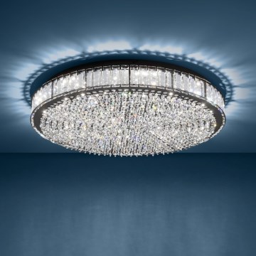 Eglo - Светодиодный потолочный светильник с регулированием яркости LED/52,4W/230V 4000K черная