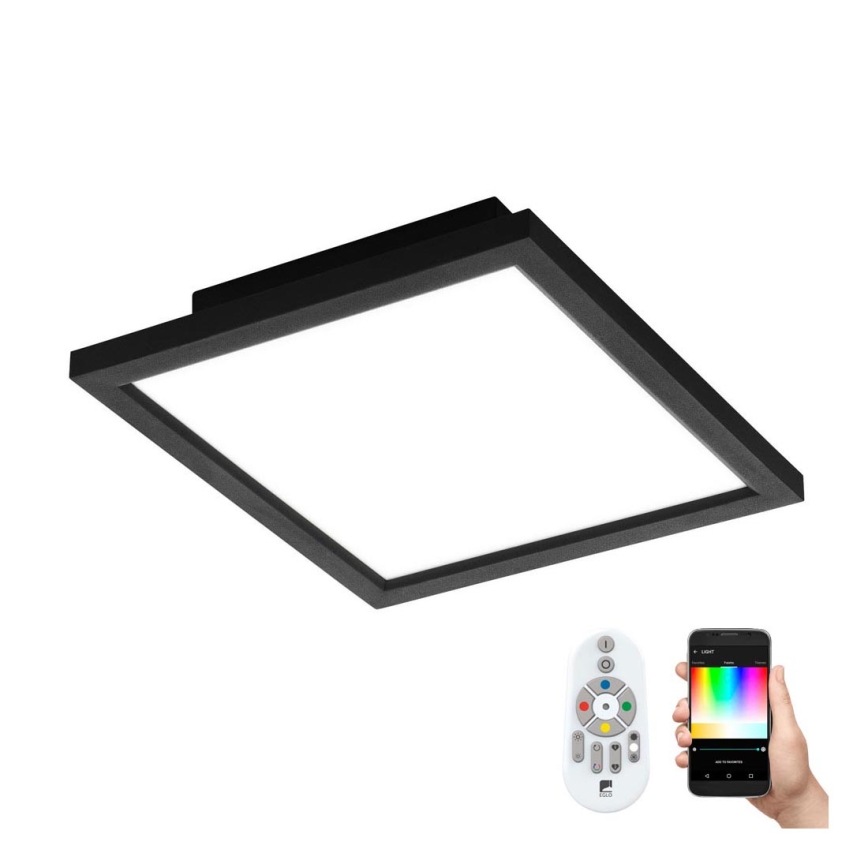 Eglo - Светодиодный потолочный RGB-светильник с регулированием яркости SALOBRENA-C LED/16W/230V + пульт ДУ