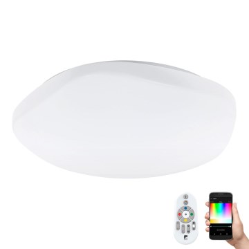 Eglo - Светодиодный потолочный RGB-светильник с регулированием яркости TOTARI-C LED/34W/230V + дистанционное управление